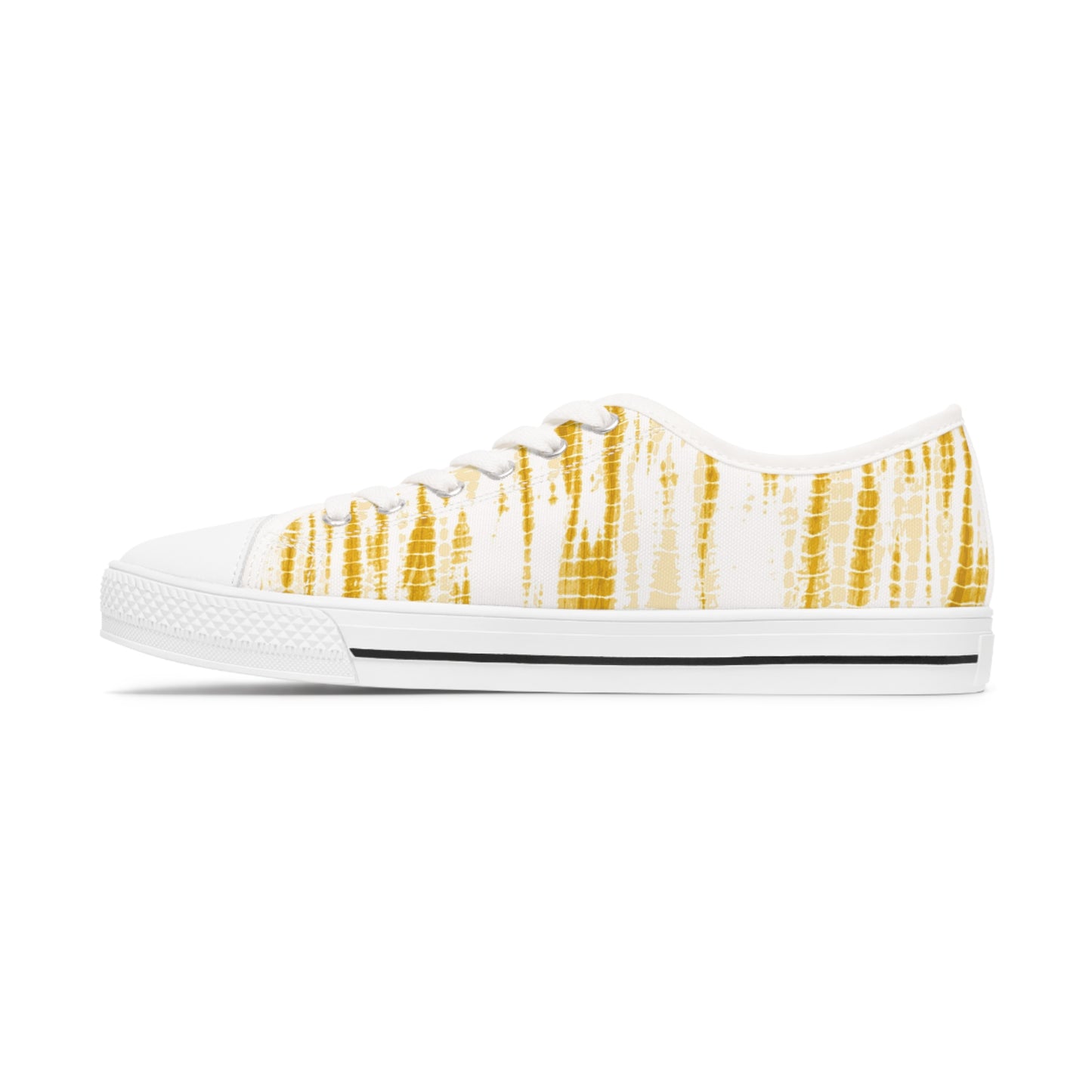 Women's Shibori Low Top Sneakers in Empire Yellow