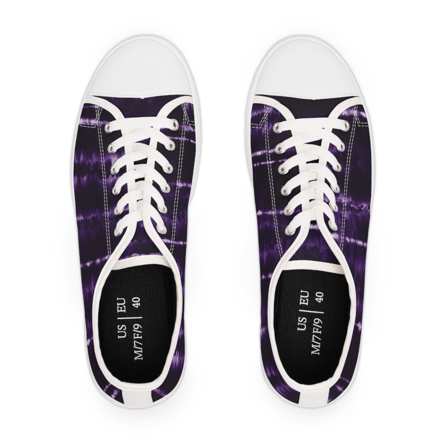 Women's Shibori Low Top Sneakers in Nightshade