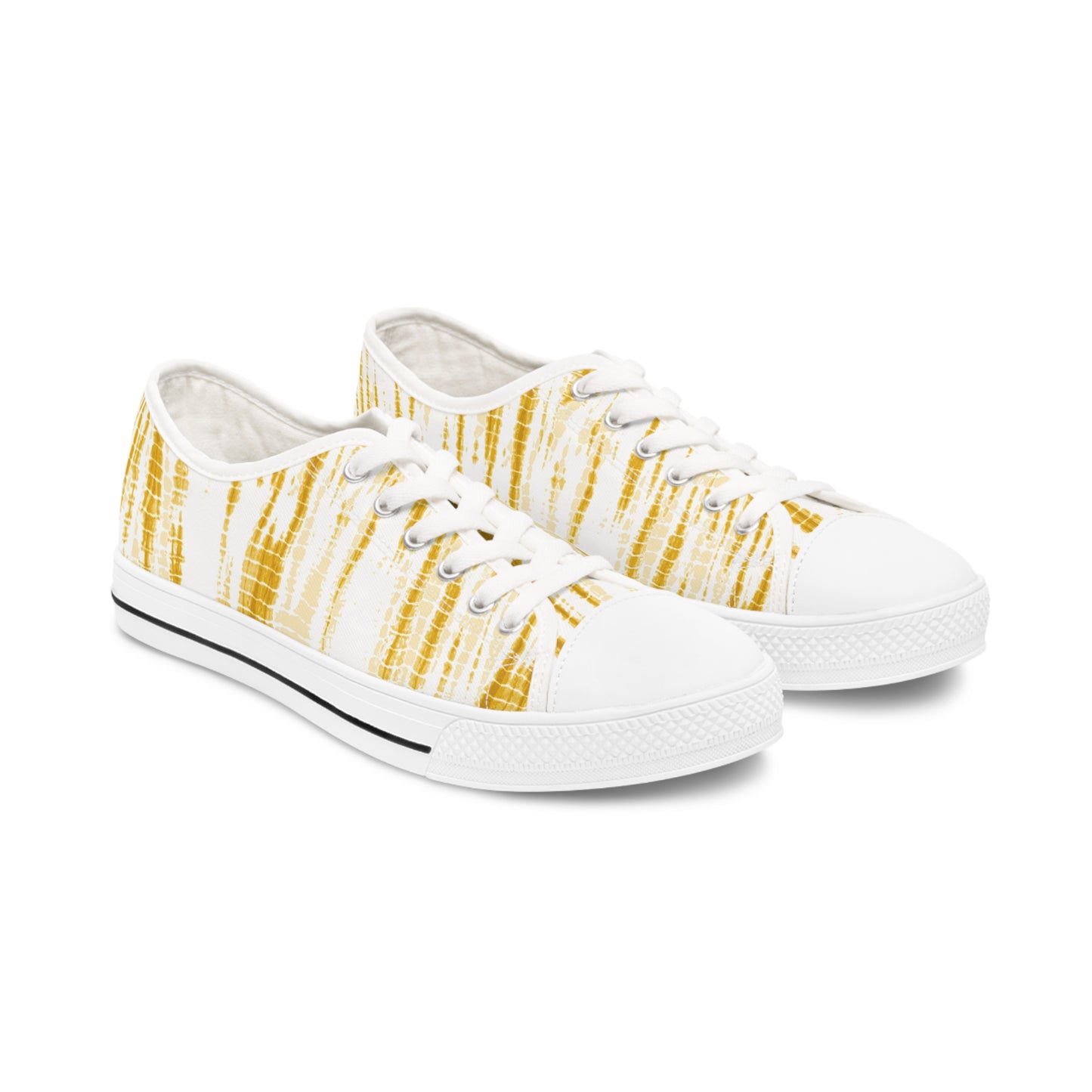 Women's Shibori Low Top Sneakers in Empire Yellow