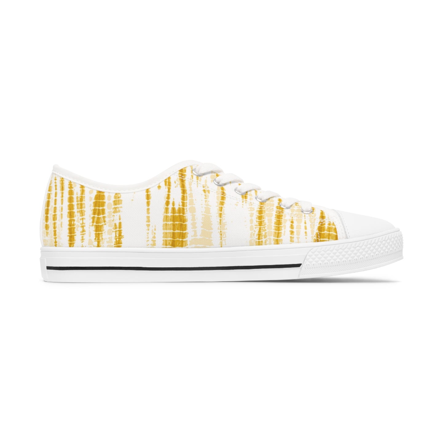 Women's Shibori Low Top Sneakers in Empire Yellow