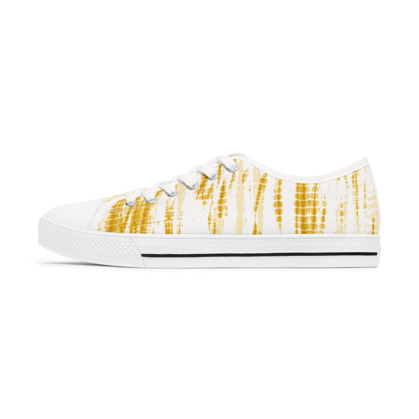 Women's Shibori Low Top Sneakers in Empire Yellow