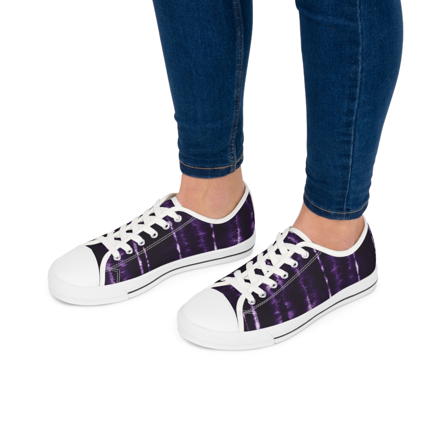 Women's Shibori Low Top Sneakers in Nightshade