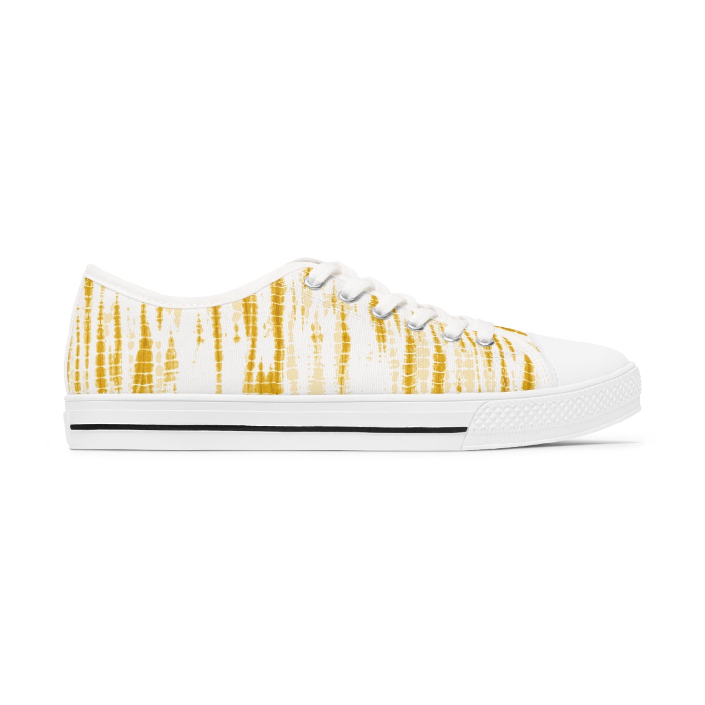 Women's Shibori Low Top Sneakers in Empire Yellow