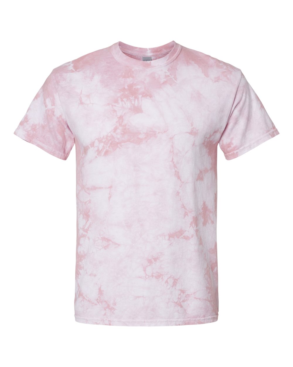 Unisex Crystal Tie-Dyed T-Shirt in Rose