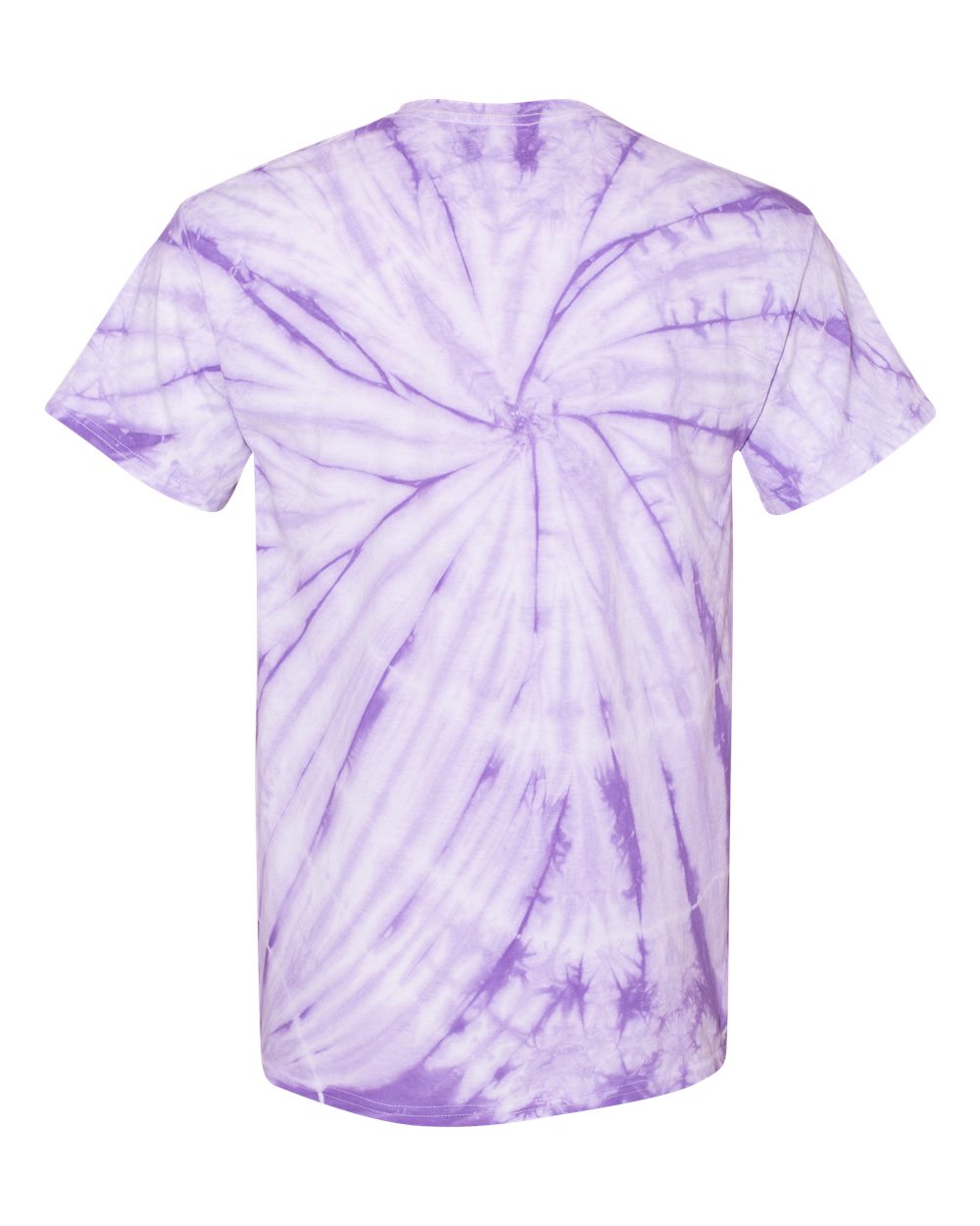 Unisex Cyclone Pinwheel Tie-Dyed T-Shirt in Digital Lavender