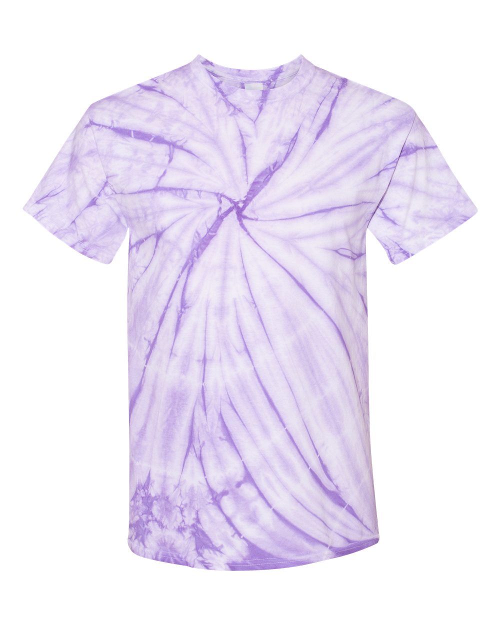 Unisex Cyclone Pinwheel Tie-Dyed T-Shirt in Digital Lavender