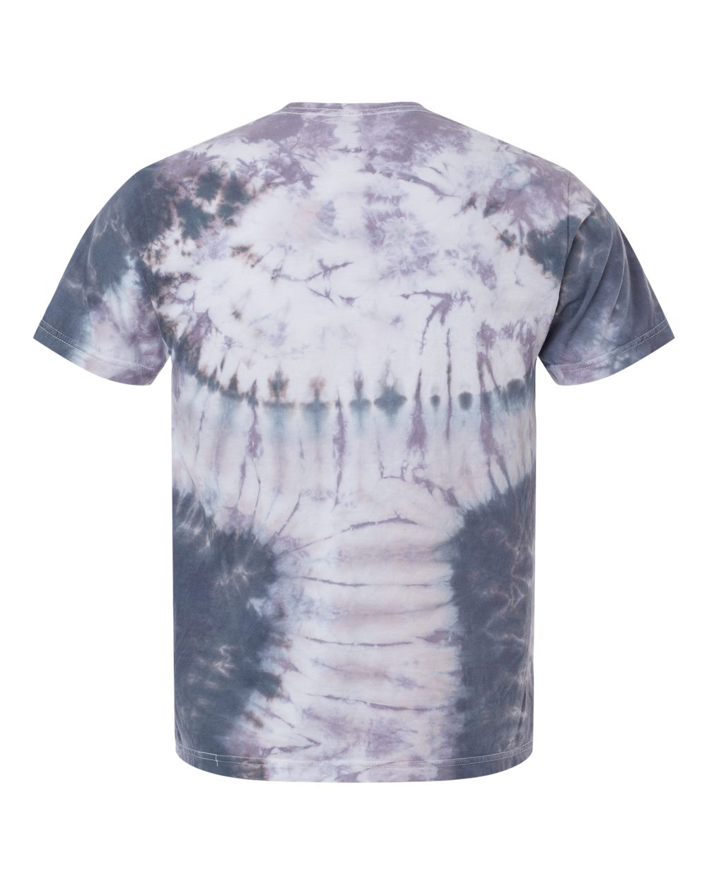 Unisex Over-Dyed Crinkle Tie-Dyed T-Shirt in Tranquil Blue