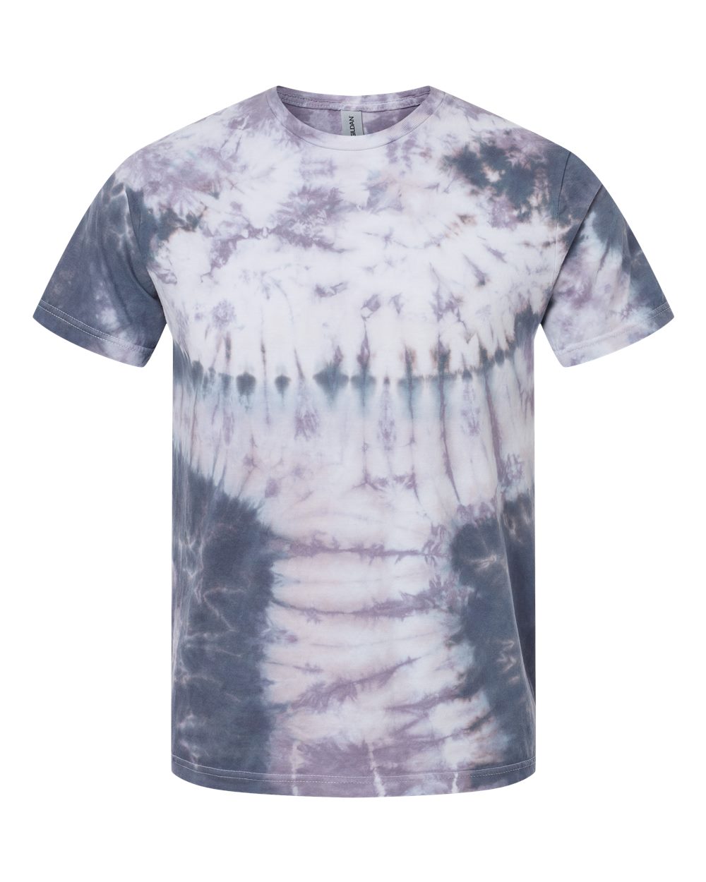 Unisex Over-Dyed Crinkle Tie-Dyed T-Shirt in Tranquil Blue