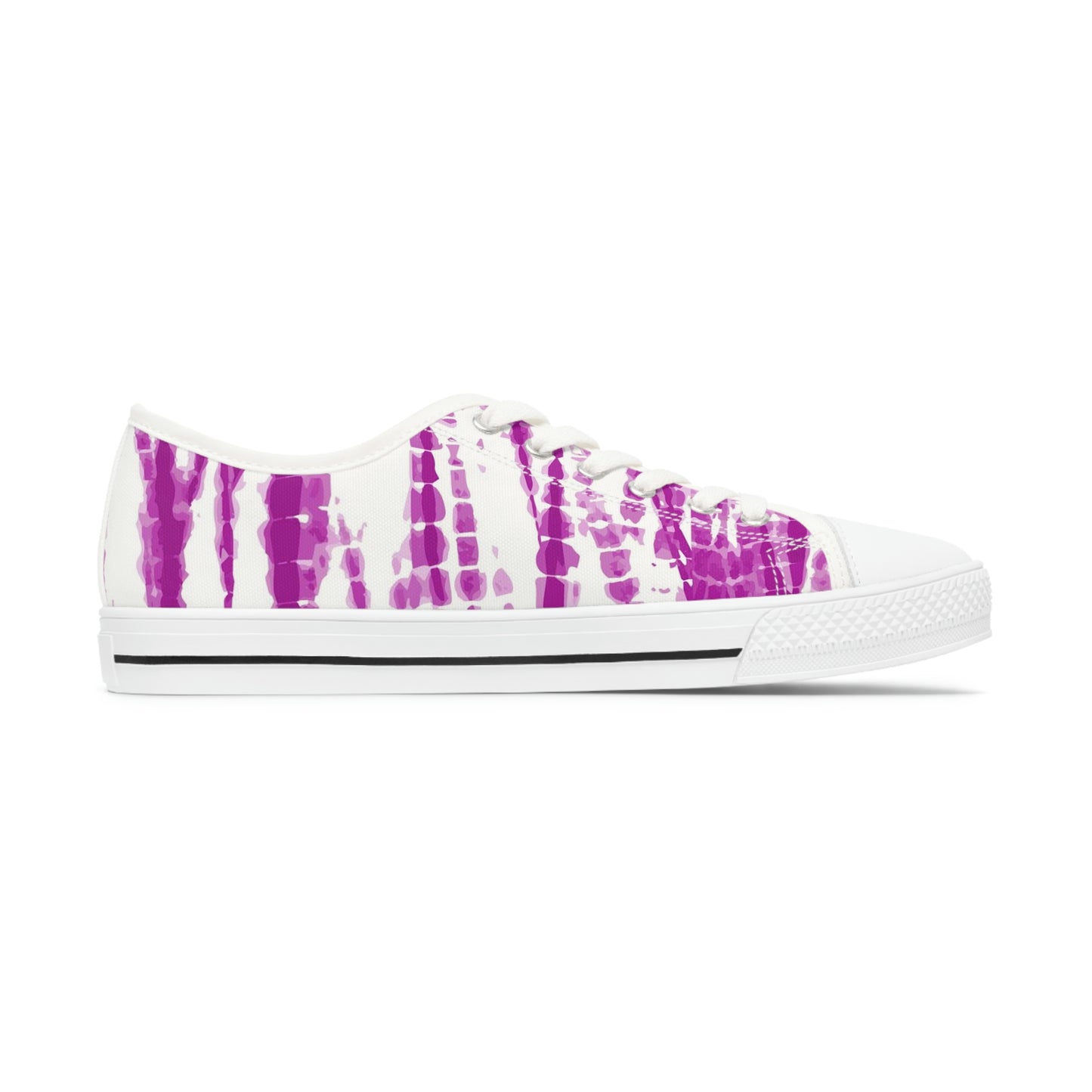 Women's Shibori Low Top Sneakers in Beetroot Purple