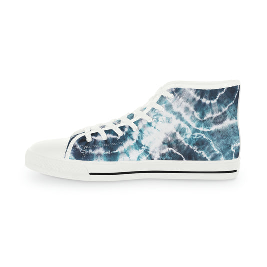 Men's Shibori High Top Sneakers in