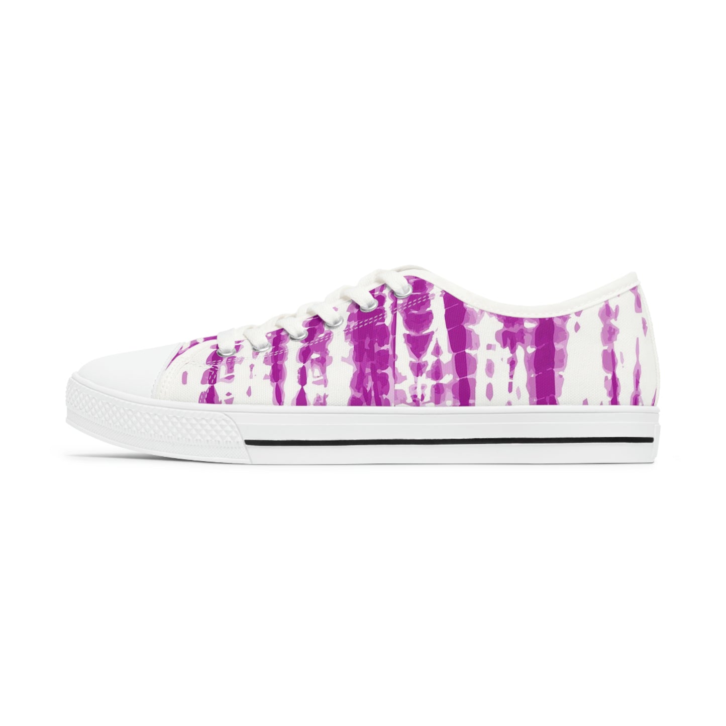 Women's Shibori Low Top Sneakers in Beetroot Purple