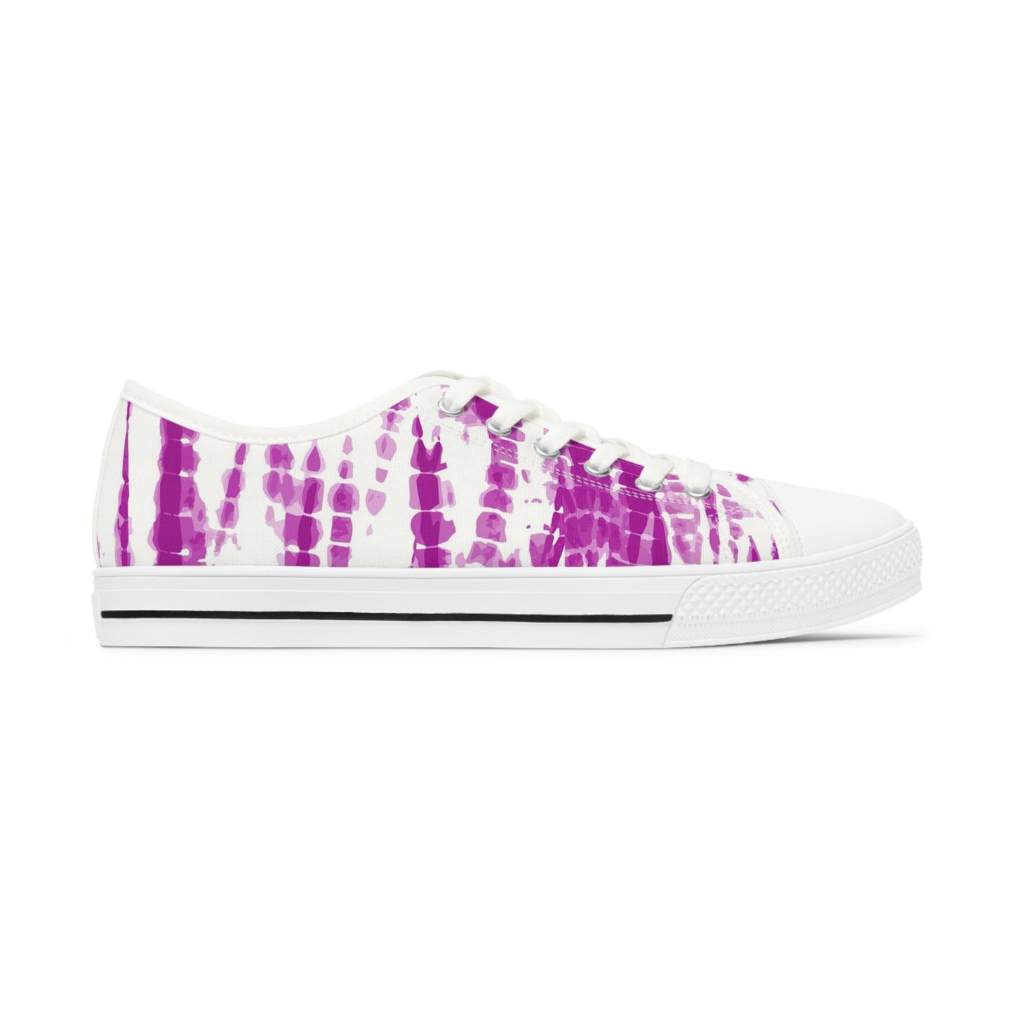 Women's Shibori Low Top Sneakers in Beetroot Purple